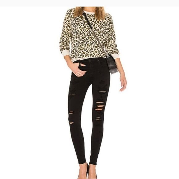 Agolde Sophie High Waist Skinny Jeans in Moonstruck Ripped Distressed Sz… - Picture 1 of 11